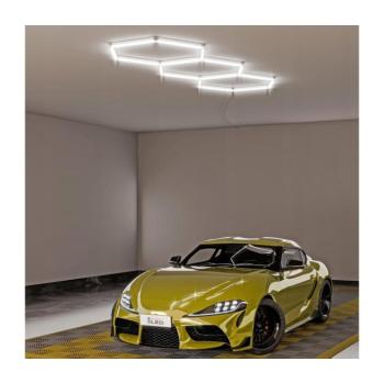 SmartLED LED mennyezeti lámpatest HEXAGON LED/128W/85-265V 6000K 248x97 cm CRI 90 IP54 fehér 5433 kép