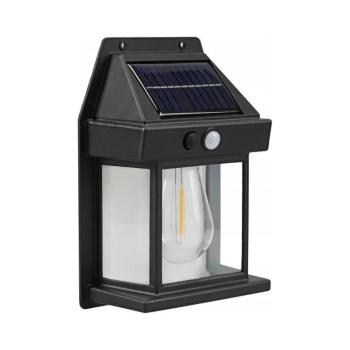 SmartLED LED napelemes fali lámpa érzékelővel LED/3,7V 600 mAh IP44 fekete 5990 kép