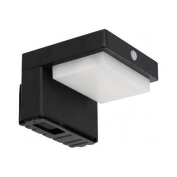 SmartLED LED napelemes fali lámpa érzékelővel LED/5W/3,7V 2000 mAh IP44 fekete 5948 kép