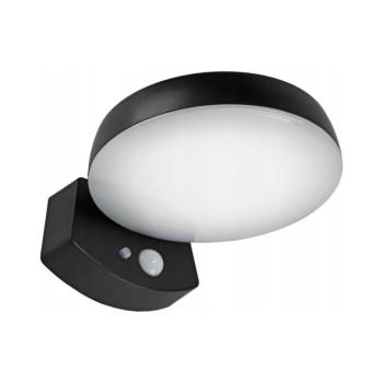 SmartLED LED napelemes fali világítótest érzékelővel LED/3W/3,7V 1800 mAh IP54 fekete 5988