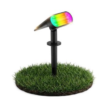 SmartLED LED RGB napelemes lámpa 2 az 1-ben LED/3,7V 1200 mAh IP54 fekete 5925 kép
