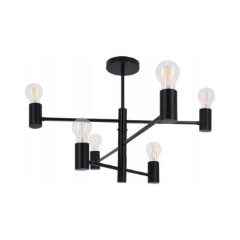 SmartLED Rudas csillár 6xE27/20W/230V fekete LAMPA 2130 kép