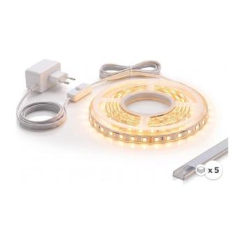 SmartLED SZETT 1x LED-szalag MYLIVING LIGHTSTRIP LED/22W/230V 5 m + 5x beépíthető profil 1 m 5xSD0028+1xP2022 kép
