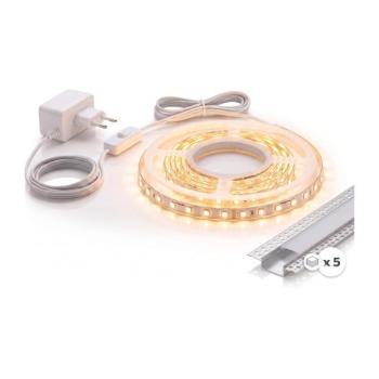 SmartLED SZETT 1x LED szalag MYLIVING LIGHTSTRIP LED/22W/230V 5 m + 5x beépíthető profil 1 m 5xSD0106+1xP2022 kép