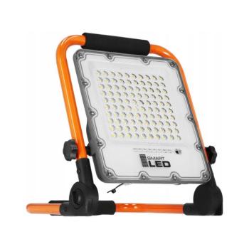 SmartLED Újratölthető LED reflektor állvánnyal LED/50W/3,2V 4500K 5000 mAh IP65 narancssárga 5891
