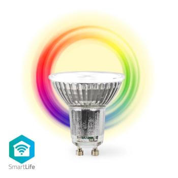 SmartLife LED Spot | Wi-Fi | GU10 | 345 lm | 5 W | Meleg és lehűlni fehér / RGB | 2700 – 6500 K | Energia osztály: G | Android™ / IOS | PAR16 | 1 db kép