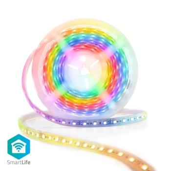 SmartLife LED Szalag | Wi-Fi | Több szín | SMD | 5.00 m | IP65 | 2700 K | 960 lm | Android™ / IOS kép