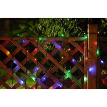 SOLAR LED STRING LIGHT 0.5W 25PCS. RGBY kép