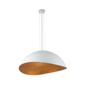 SOLARIS függeszték 1xE27/60W/230V fehér/réz, kábellel 40622 kép
