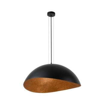 SOLARIS lógcsillár 1xE27/60W/230V fekete/réz 40608 kép