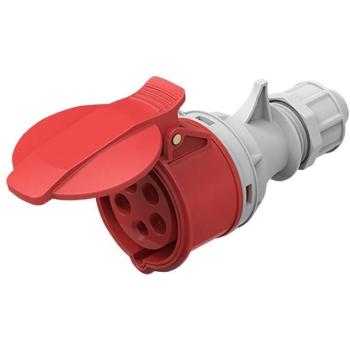 Solight Egyenes kábeles, 5 pólusú, 400V/16A, IP44