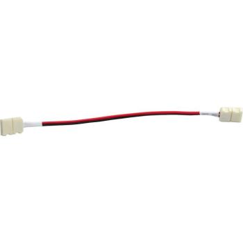 Solight kábel LED szalagokhoz, 10 mm bepattintható csatlakozó mindkét oldalon, 1 db, tasakban