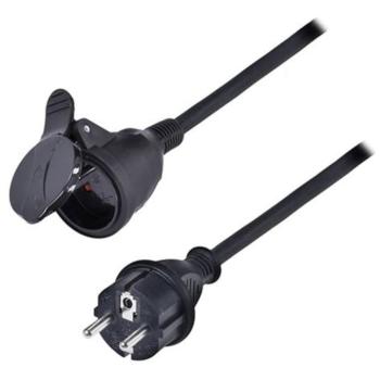 Solight kültéri hosszabbító, 10 m, 1 aljzat, IP44, H07RN-F neoprén, 3×2,5 mm² kép