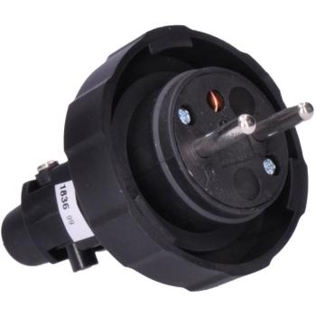 Solight P78 gumis lengő dugalj, nedves és poros környezetbe, 230 V/16 A/IP65 kép
