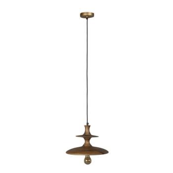 Sötét natúr színű mangófa függőlámpa ø 34 cm Cath – Dutchbone kép