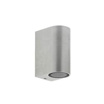 SPIDER 2D kültéri fali lámpa GU10 98x145x67mm IP44 fel-le világító alumínium nikkel 3230060 VITO kép