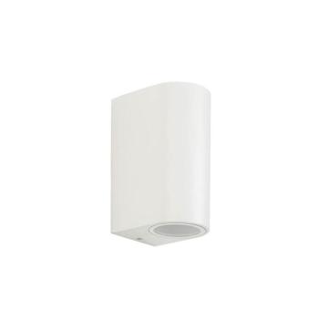 SPIDER kültéri fali lámpa 2D, GU10, 98x145x67mm, IP44, fel-le világító, alumínium, fehér 3230440 VITO kép