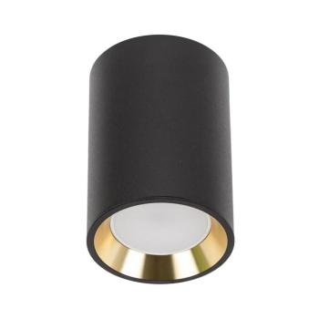 Spotlámpa CHLOE 1xGU10/35W/230V kerek fekete/arany 005016 kép