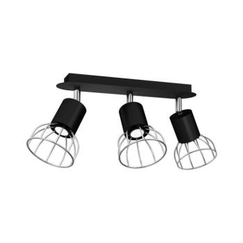 Spotlámpa DANTE 3xGU10/25W/230V fekete/fényes króm MLP7357 kép