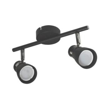 Spotlámpa DEZ 2xGU10/30W/230V fekete SKU009046 kép