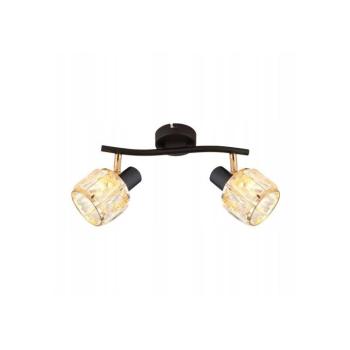 Spotlámpa DUBAI 2xE14/40W/230V fekete/arany 92-30177 kép