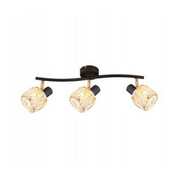 Spotlámpa DUBAI 3xE14/40W/230V fekete/arany 93-30191 kép