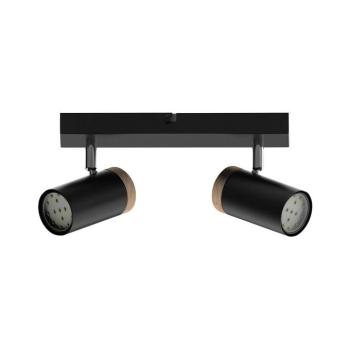 Spotlámpa LAGOS 2xGU10/15W/230V fekete/barna 92-13712 kép