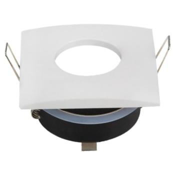 Spotlámpa négyzet alakú alumínium max 35w, GU10, fehér, IP65, Optonica, 2011 kép