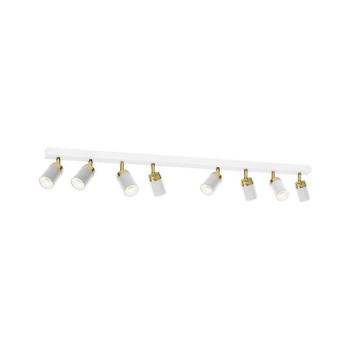 Spotlámpa RENO 8xGU10/8W/230V fehér/arany 5159 kép