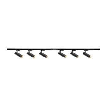 Spotlámpa sínrendszerhez FADO 6xGU10/10W/230V fekete 325877 kép