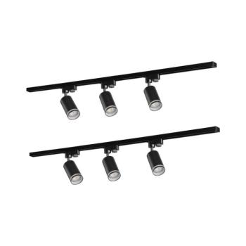 Spotlámpa sínrendszerhez PÁRIZS 6xGU10/10W/230V +2x1 m sín rendszer 321633