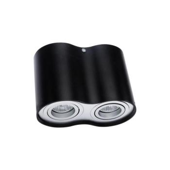 Spotlámpa TUBA 2xGU10/50W/230V fekete C1234-2L BL kép