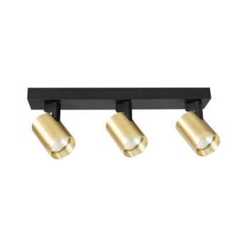 Spotlámpa VOLF 3xGU10/10W/230V arany/fekete ML0683 kép