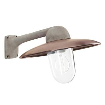 Fabrique kültéri fali lámpa, alumínium/réz, szélesség 38 cm, IP44 kép