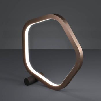 Stars of Light Estrella LED asztali lámpa, bronz, 29 cm, CCT kép