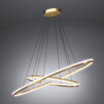 Stars of Light LED lógó lámpa Bogado, arany, 120 cm, CCT-dimmelhető kép