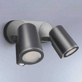 STEINEL Smart Sensor kültéri spotlámpa One SC, 2 izzós, antracit, IP44 kép