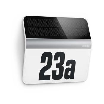 STEINEL 007140 - XSolar LH-N LED napelemes házszám, 0,03W, rozsdamentes, IP44 007140 kép