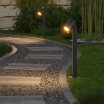 STEINEL Way C LED talapzati lámpa, antracit, IP65, RGBWW kép