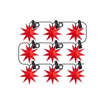 Sterntaler LED ablak csillag lánc IP44 piros kép