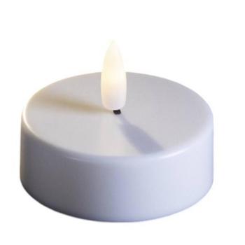 STERNTALER LED-tealight, fehér, Ø 5,7 cm, elem, 4 db-os szett kép