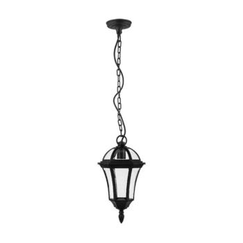 STEVEN LANTERN HANGING 1XE27 BLACK IP44 kép