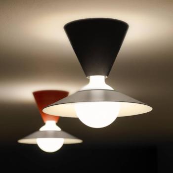 Stilnovo Fante LED mennyezeti világítás, 2700 K, fekete kép