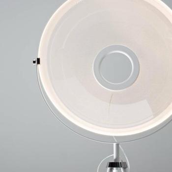 Stilnovo LED álló világítás Demi Moon, fehér, magasság 196 cm kép