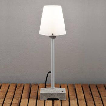 Lucca teraszlámpa, szürke, magasság 59 cm, fém, IP44 kép
