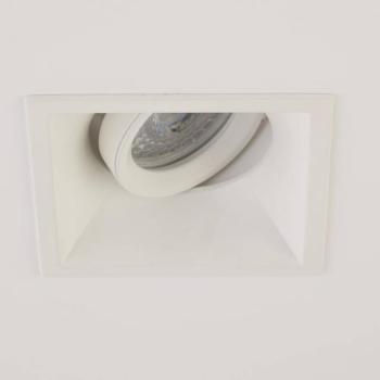 Süllyesztett lámpa Slim Trim négyzet alakú, fehér, 9 x 9 cm, alumínium, GU10 kép