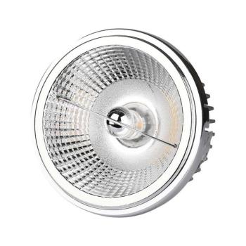 Süllyeszthető LED mélysugárzó AR111, 20w, 6400K, hideg fehér, 1700lm, 40°, ezüst, CRI>80, V-TAC, 212794