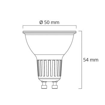 Sylvania LED-reflektor, GU10, 2 W, 3 000 K, 360 lm, dimmelhető