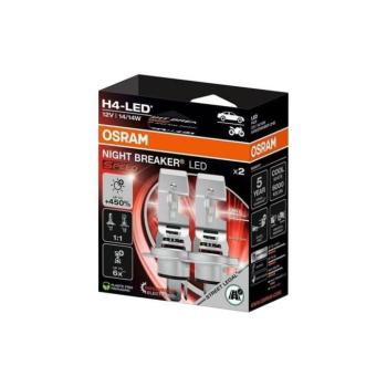 SZETT 2 db LED autóizzó NIGHT BREAKER SPEED H4 P43T/14W/12V 6000K - Osram 64193DWNBSP-2HB