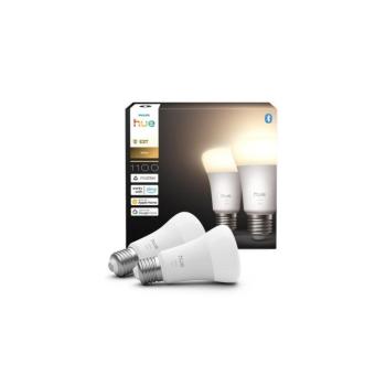 SZETT 2x LED dimmelhető izzó Philips Hue WHITE E27/9,5W/230V 2700K 8720169365797 kép